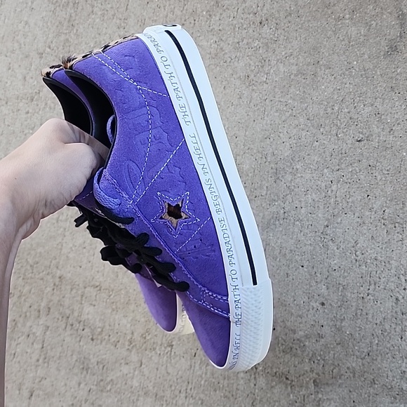 NWOT Converse One Star Pro Lo Wild Lilac Sean Pablo x Paradise Shoes - Picture 4 of 9